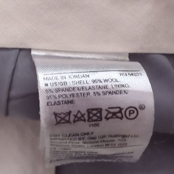 Banana Republic Gray Plaid Dress Pants - Picture 8 of 8